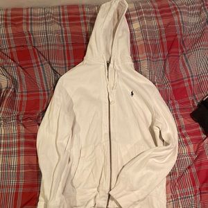 Vintage Polo zip up hoodie